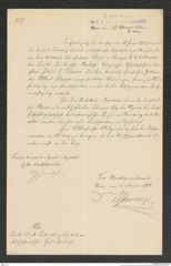 k.k. naturhistorisches Hofmuseum, Intendanzakten 1885-1896 (Hauer), Aktenzahl Z.162/1892, Seite 1